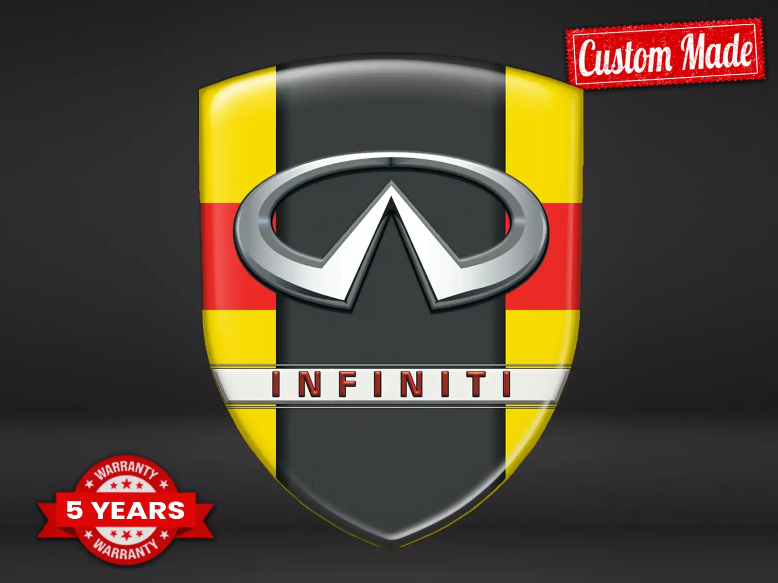Infiniti Pegatina En Relieve Auto Máximo Estilo Pro Resistente